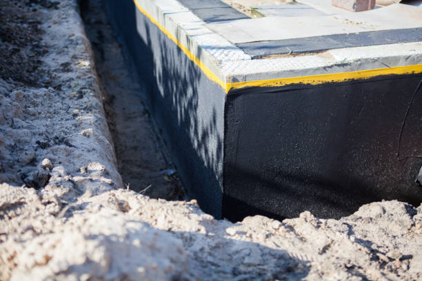 Professional Exterior Waterproofing technician working in Saint Charles, IL